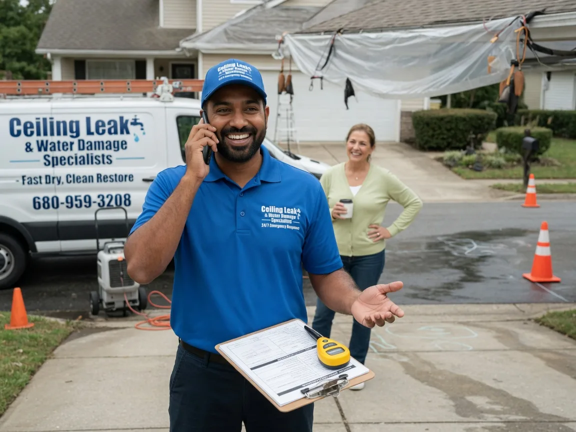 Ceiling Leak Cleanup Oklahoma FAQs